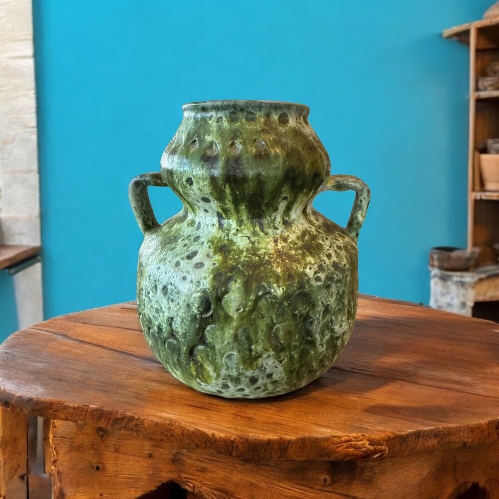 Mid-Century Modern Alvino Bagni For Raymor Green Sea Garden ITALY MCM